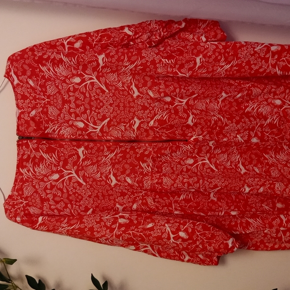 Old Navy red print dress - Picture 5 of 6
